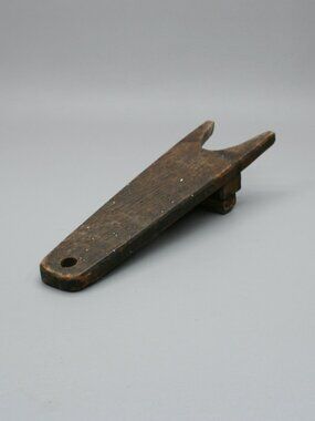 Vintage Wood Handmade Cowboy Boot Jack Remover Wooden Shoehorn Puller - Western
